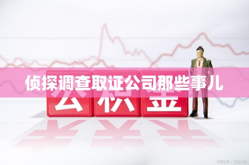 成都侦探调查取证公司那些事儿