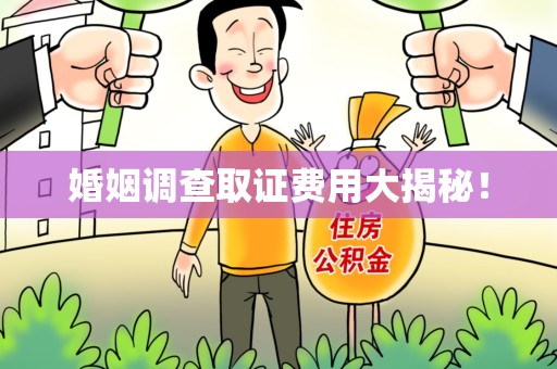 成都婚姻调查取证费用大揭秘！