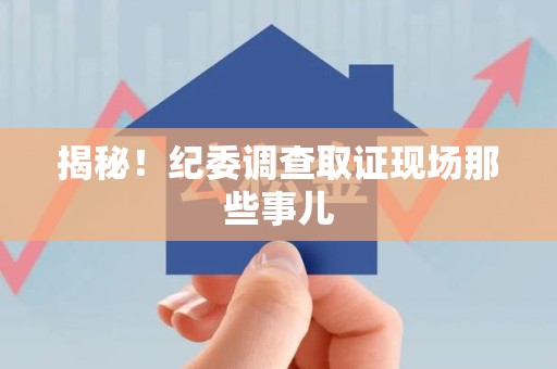 成都揭秘！纪委调查取证现场那些事儿