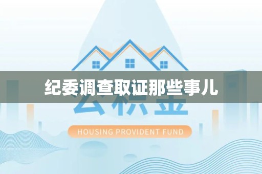 成都纪委调查取证那些事儿